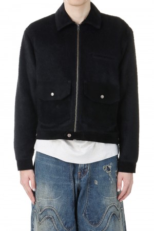 SHAGGY BLOUSON -BLACK- (2411300204)