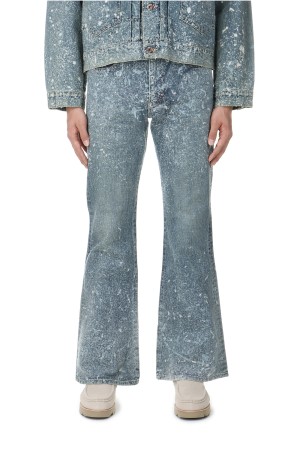 MOLDED DENIM TROUSERS FLAIRED CUT (2411300416)