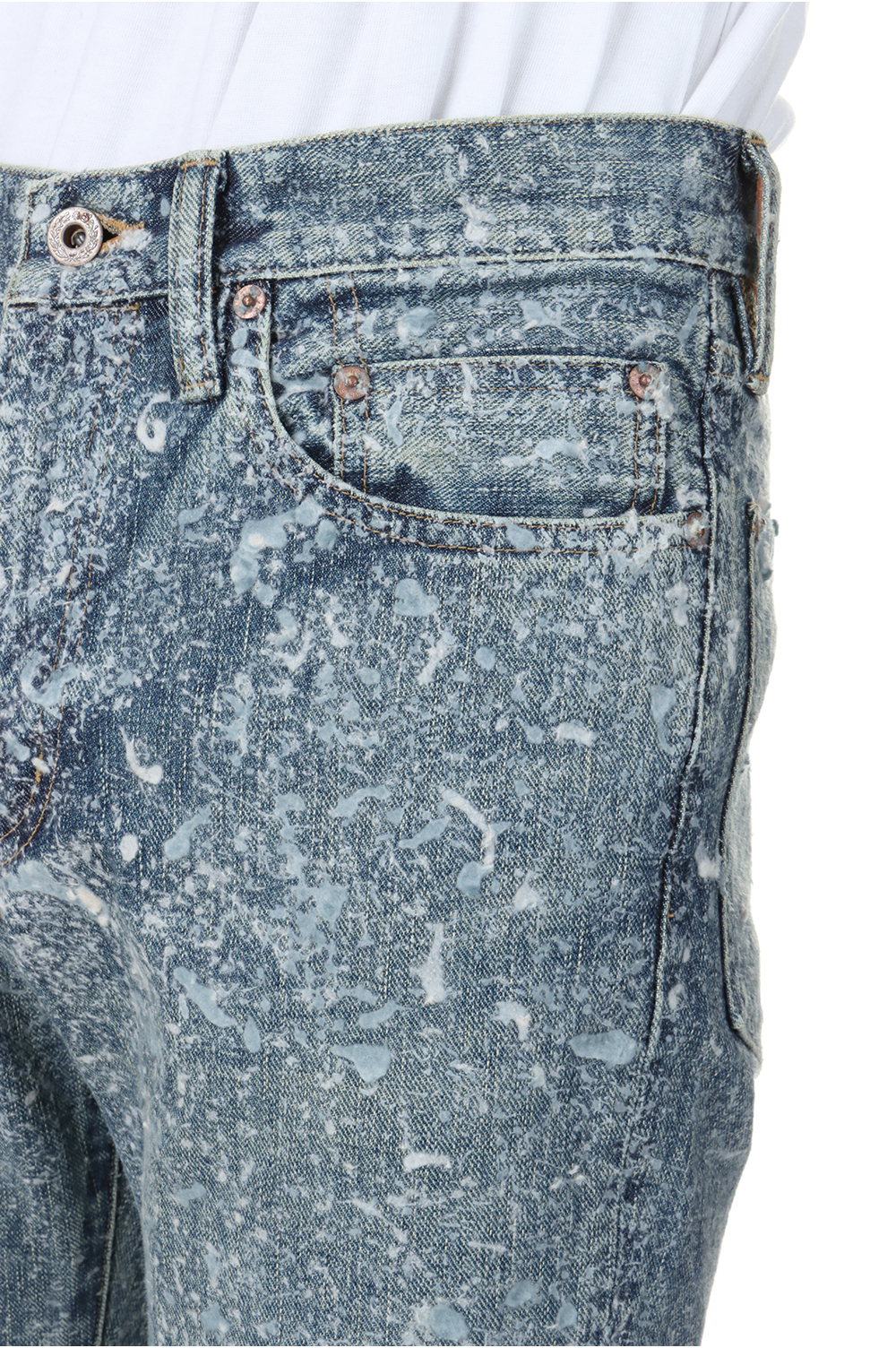 MOLDED DENIM TROUSERS FLAIRED CUT (2411300416) | セレクトショップ