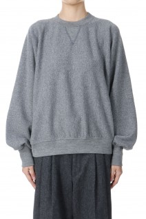 COTTON WOOL SWEATSHIRT -GRAY (24AMSCU10)