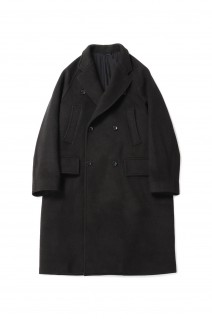 Wool Beaver Double-Breasted Coat -#02Houndstooth- (#BHS24F004Wm)
