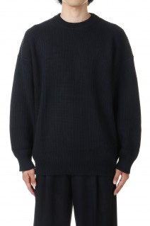 CREWNECK KNIT -Black- (2242-KT04-030)