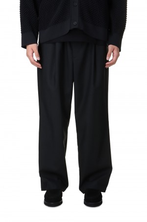 PAJAMA TROUSERS -Black- (W-015-6009)