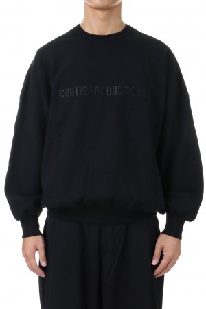 Open End Yarn Sweat Crew / Black (CTE-24S333)