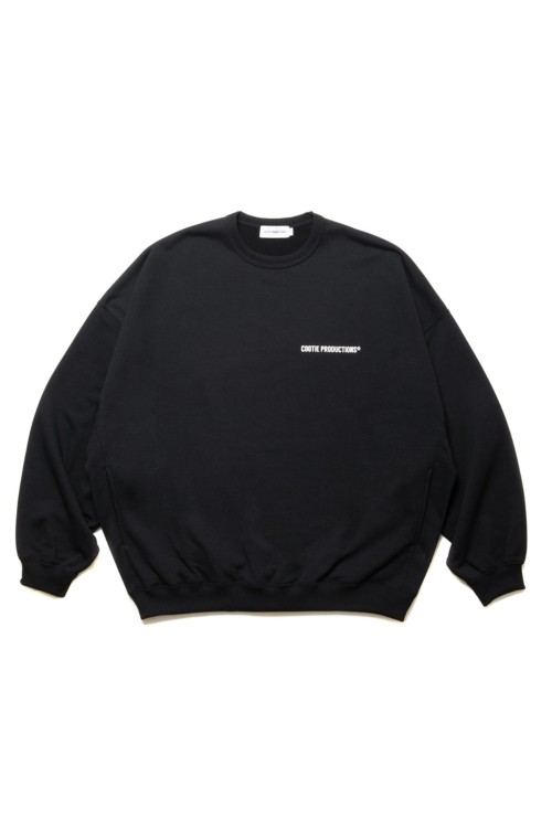 COOTIE / Dry Tech Sweat Crew -Black-