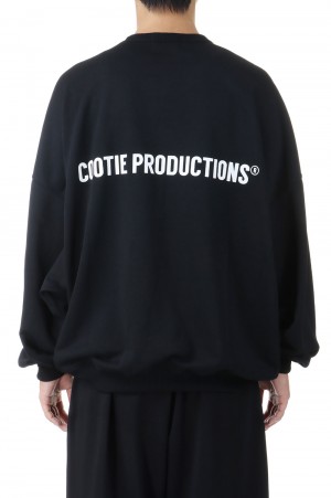 COOTIE / Dry Tech Sweat Crew -Black-