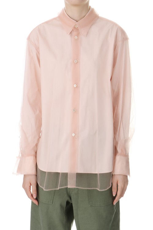 最初の  Chika kisada Shirt-PINK Layered Tulle トップス