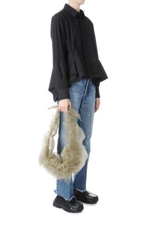 Tulle Bag-KHAKI(CZ-24082) | セレクトショップ｜DeepInsideinc.com Store