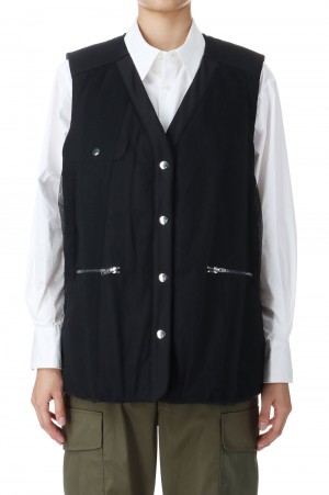 Tulle Vest-BLACK(CJ-24246)