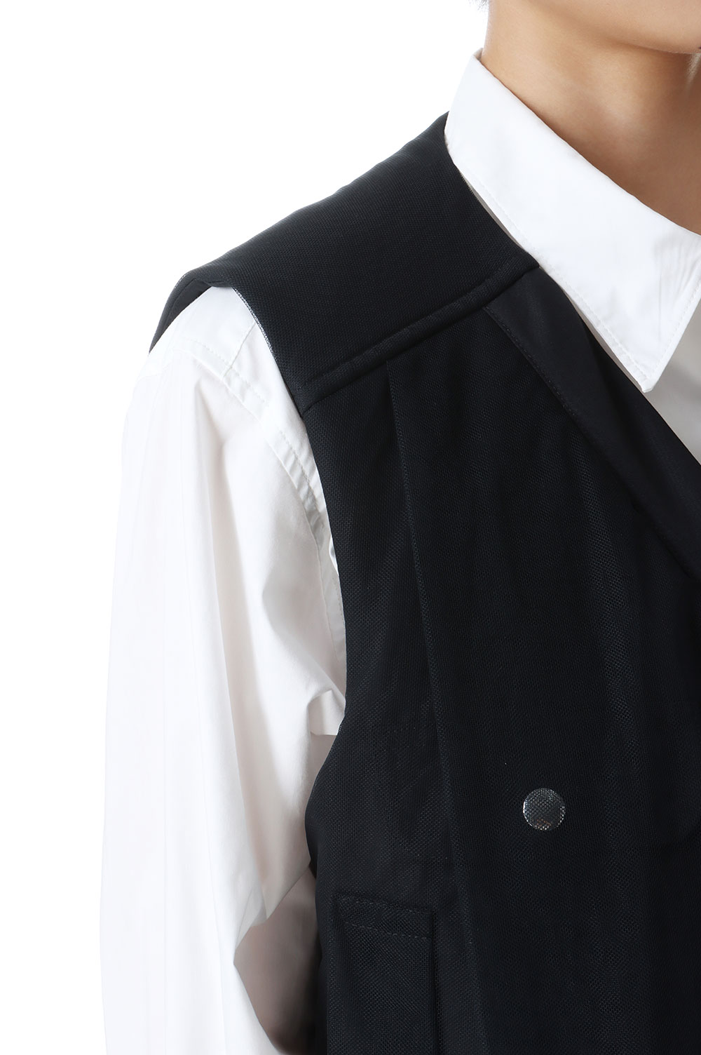 Tulle Vest-BLACK(CJ-24246) | セレクトショップ｜DeepInsideinc.com Store