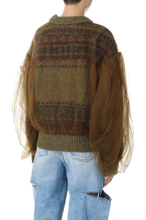 tulle cardigan | Chika Kisada