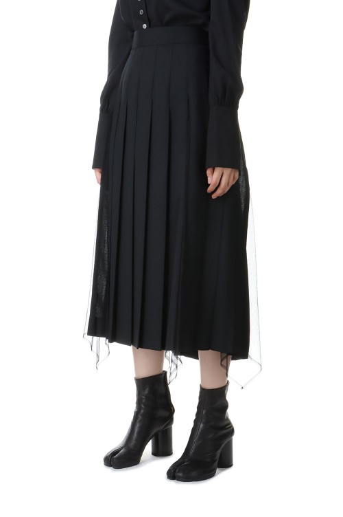 FETICO / FAUX-LEATHER SLIT SKIRT サイズ2
