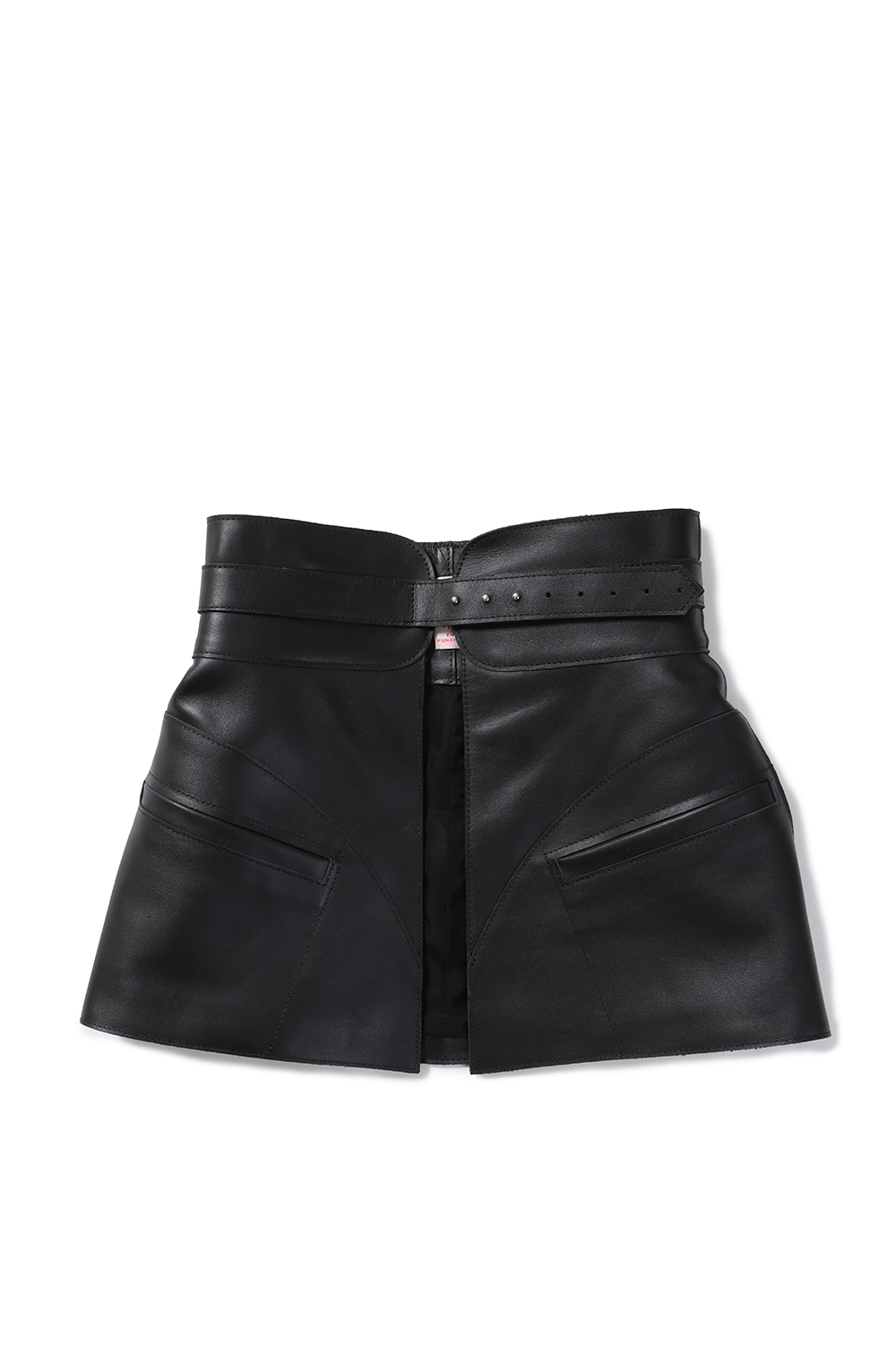 FETICO フェティコ / LEATHER CORSET BELT HIGH-WAIST PLEATED FETICO フェティコ / LEATHER CORSET BELT HIGH-WAIST PLEATED