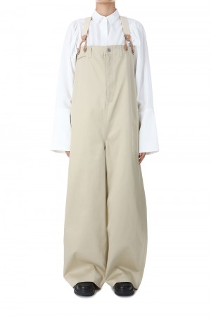 Suspender Pants - Chino Cloth-A-Khaki(PS1012)