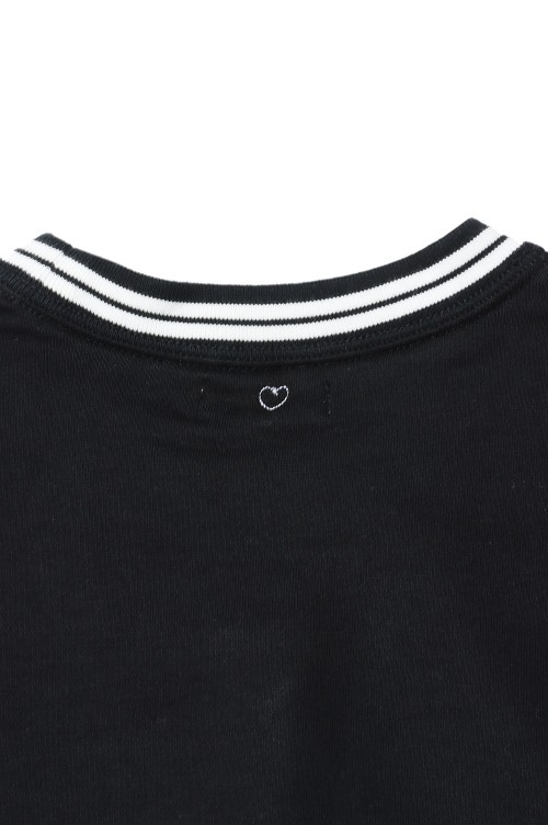 Heart Charm Sweat-BLACK(S2.5-0403) | セレクトショップ