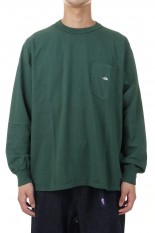 7oz Long Sleeve Pocket Tee - SPRUCE / OFF WHITE (NT3365N)