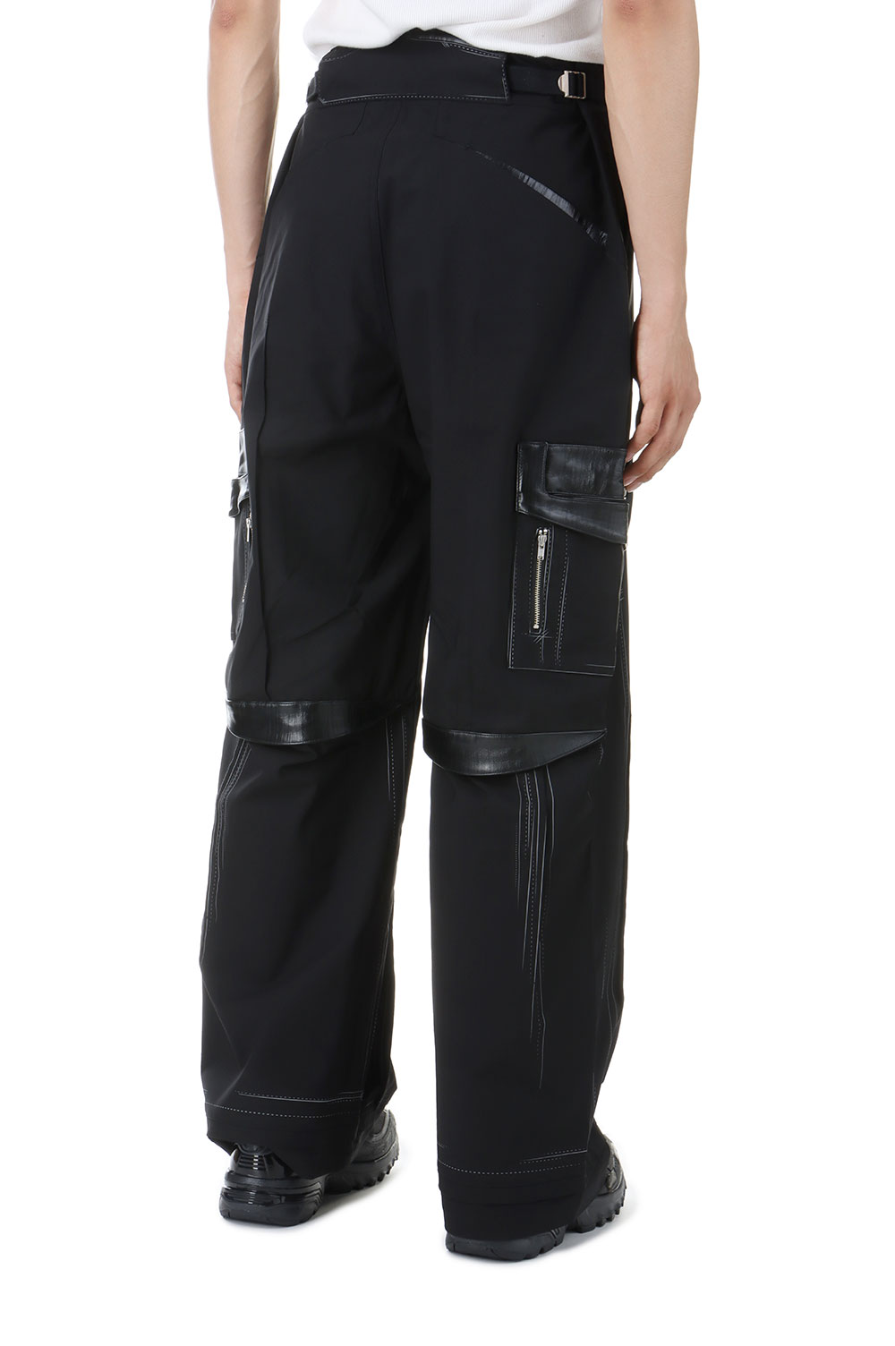 【関税込み】XLIM ブラック Ep.6 01 トラウザーズ XLIM : 엑슬림] EP.6 01 TROUSERS BLACK - SAMPLAS