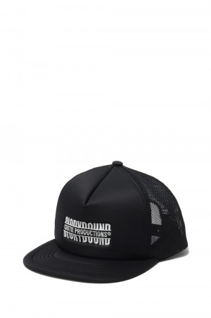 Polyester Twill 5 Panel Mesh Cap / Black (CTE-24S537)