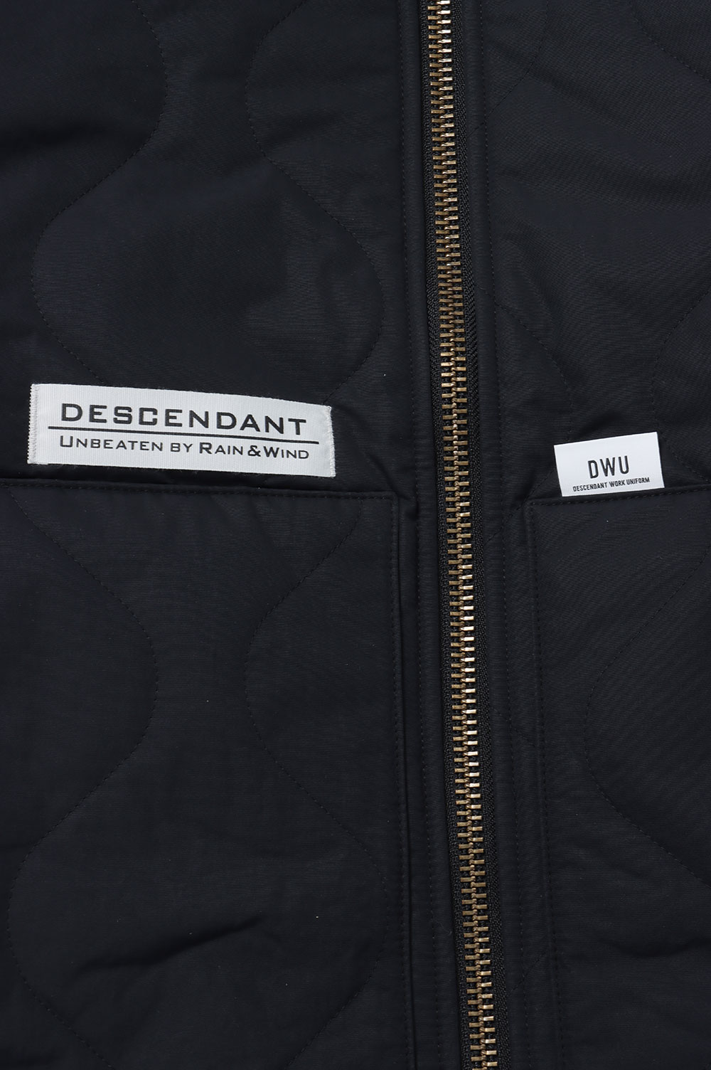 BURNS PADDING JACKET - BLACK (242WVDS-JKM03) | セレクト