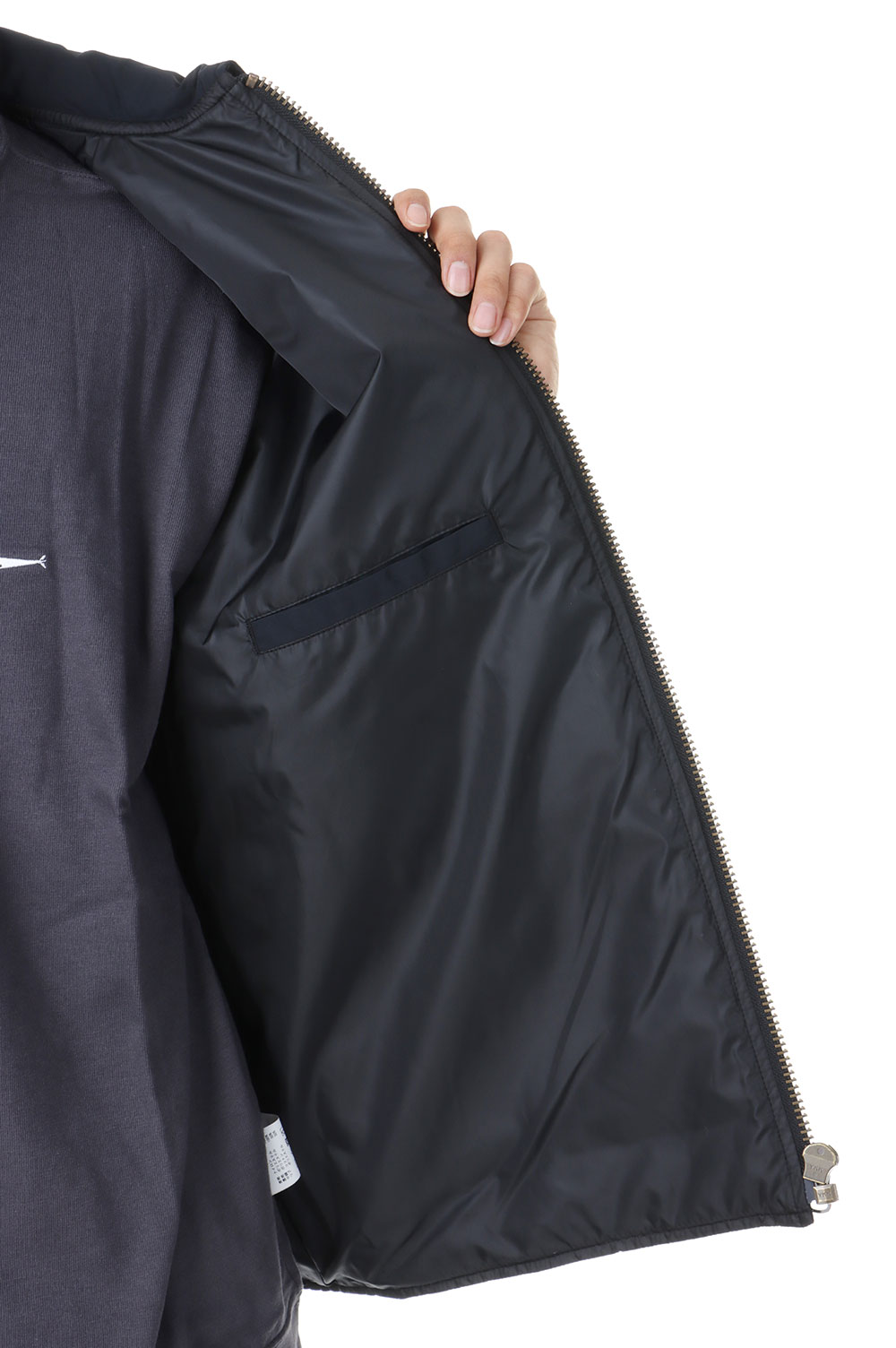 BURNS PADDING JACKET - BLACK (242WVDS-JKM03) | セレクト