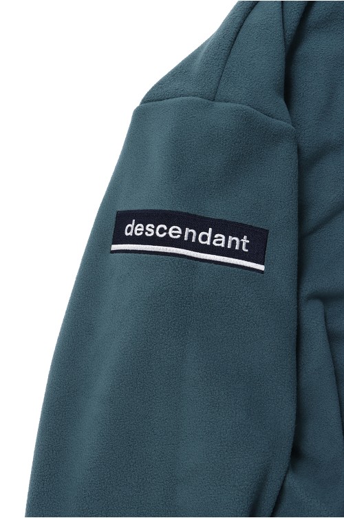 TIDE HALFZIP FLEECE LS SHIRT - GREEN (242ATDS-SHM01