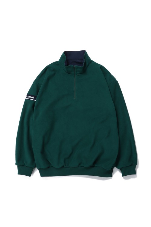 TIDE HALFZIP FLEECE LS SHIRT - DESCENDANT (ディセンダント