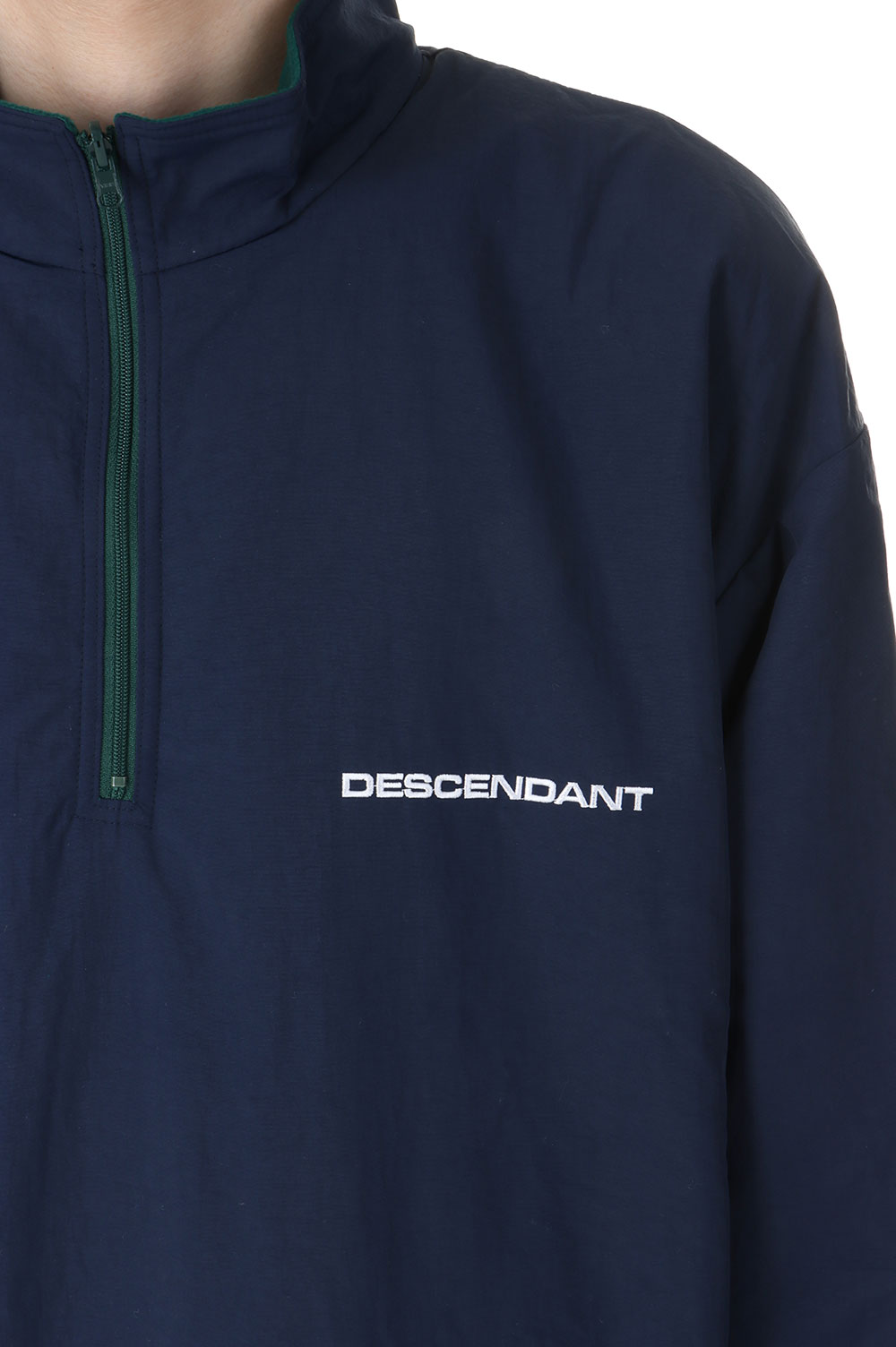 TIDE HALFZIP FLEECE LS SHIRT - NAVY(242ATDS-SHM01 TIDE HALFZIP FLEECE LS SHIRT - NAVY(242ATDS-SHM01