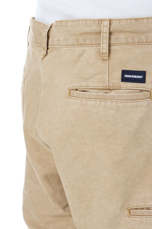 DET DOUBLE KNEE TROUSERS - BEIGE (242WVDS-PTM02) | セレクト