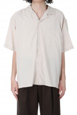 OPEN COLLAR DT SHIRT(W-014MS-5007)-L.Beige-