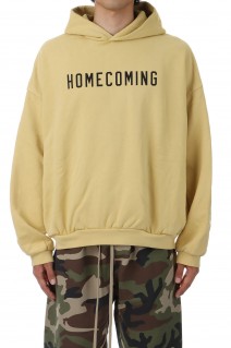 HEAVY FLEECE HOODIE / AMBER(192BT244813F)