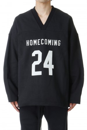 HEAVY FLEECE HOCKEY JERSEY / BLACK(192BT246270F)