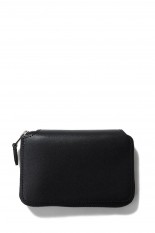 SHORT ZIP WALLET / BLACK&amp;BLACK (FTA2234005)