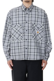 x INVINCIBLE L/S Work Shirt Max / Black (A242083)