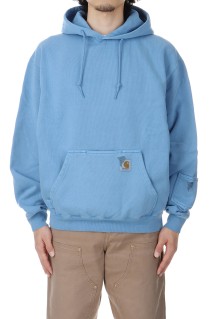 x INVINCIBLE Hooded Pigment Dyed Sweat / Piscine (A242062)