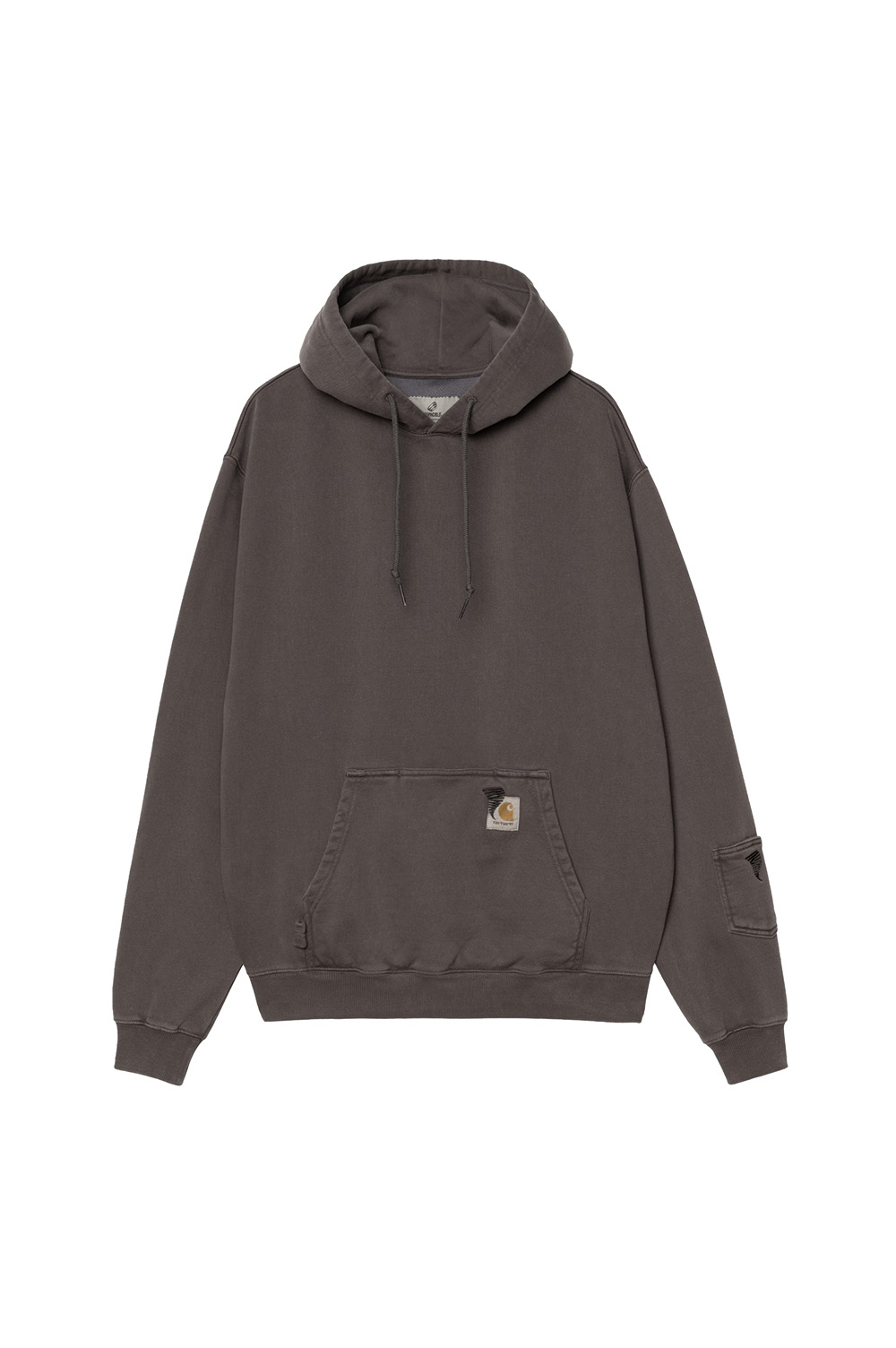 x INVINCIBLE Hooded Pigment Dyed Sweat / Soot (A242062