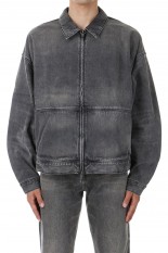 DENIM TRUCKER JACKET / VINTAGE BLACK(202BT244270F)