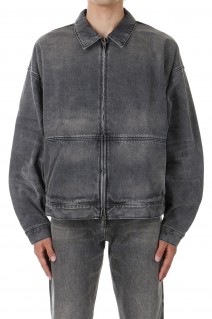 DENIM TRUCKER JACKET / VINTAGE BLACK(202BT244270F)