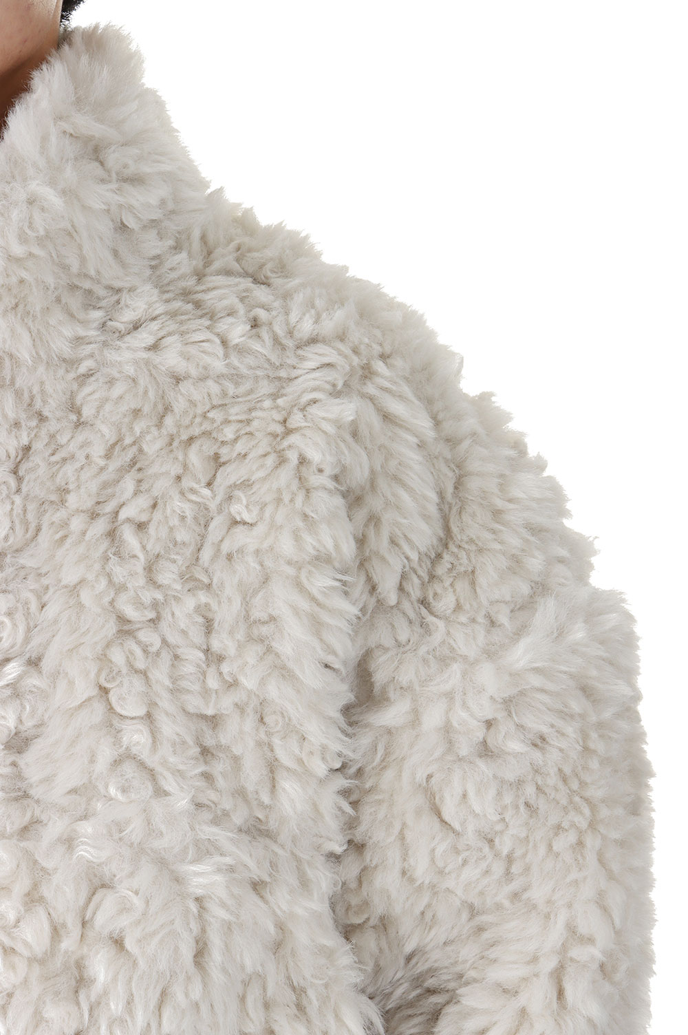 【関税込み】Entire Studios ベージュ Fluffy ジャケット Entire Studios Taupe Shaggy Faux-Shearling Jacket Entire Studios