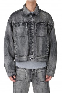 GEM DENIM JACKET / CHARGRILL(ES2427CG)