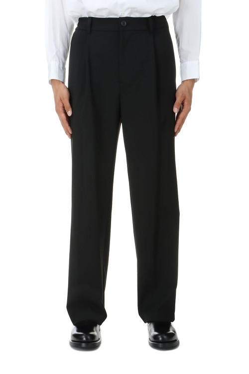 HABANA BANDED SLACKS - BLACK (AOEFPT006BK) | セレクトショップ 
