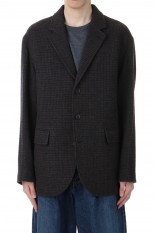 SCAPE 3 BUTTON JACKET - CHECK (AOEFJK006CK)
