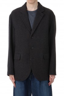 SCAPE 3 BUTTON JACKET - CHECK (AOEFJK006CK)