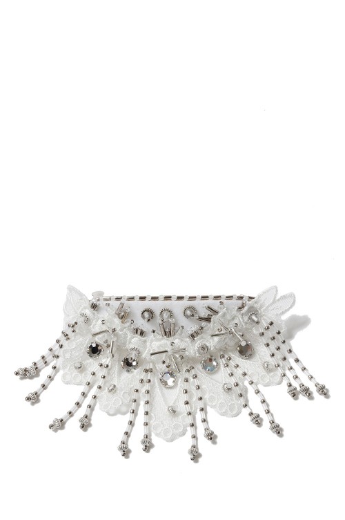 Snow bijou barrette-WHITE(RIGNT) | セレクトショップ
