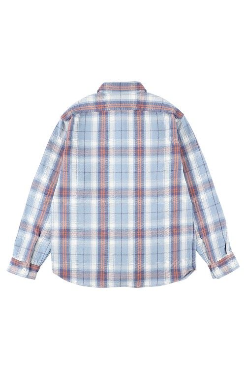 SD Heavy Flannel Check Shirt - BLUE | セレクトショップ 