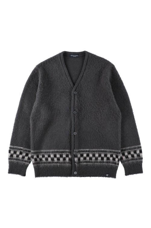 【STANDARD CALIFORNIA】SD Checker Cardigan SD Checker Cardigan - CHARCOAL | セレクトショップ｜DeepInsideinc