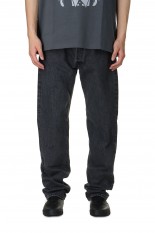 DENIM 5P PANTS T-L S-WASH / BLACK