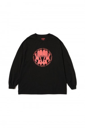 T-SHIRT L/S MSSM / BLACK