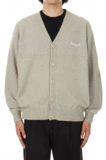RACCOON KNIT CARDIGAN / BEIGE (SQ-24AW-KN-02)