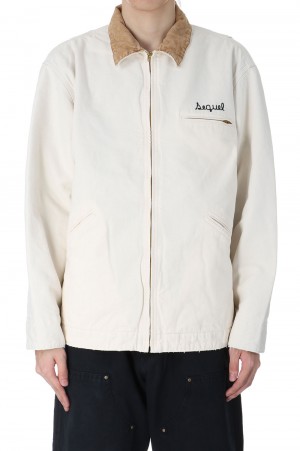 ジャケット・アウター LASTMAN / DUCK DRIZZLER JACKET 24AW LASTMAN - 【ラスト1点】DUCK DRIZZLER JACKET W/ BACK PRINT