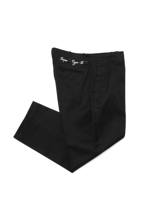 CHINO PANTS (TYPE-XF) / BLACK (SQ-24AW-PT-08) | セレクト